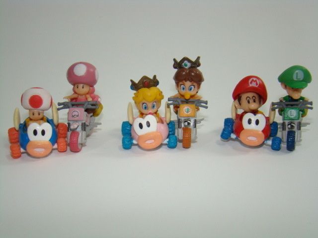 mini figure super mario bros kart baby peach princess  