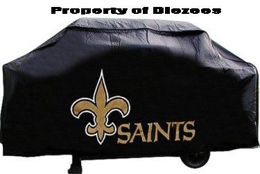 NEW ORLEANS SAINTS NFL BBQ GAS GRILL COVER W/ LOGO  