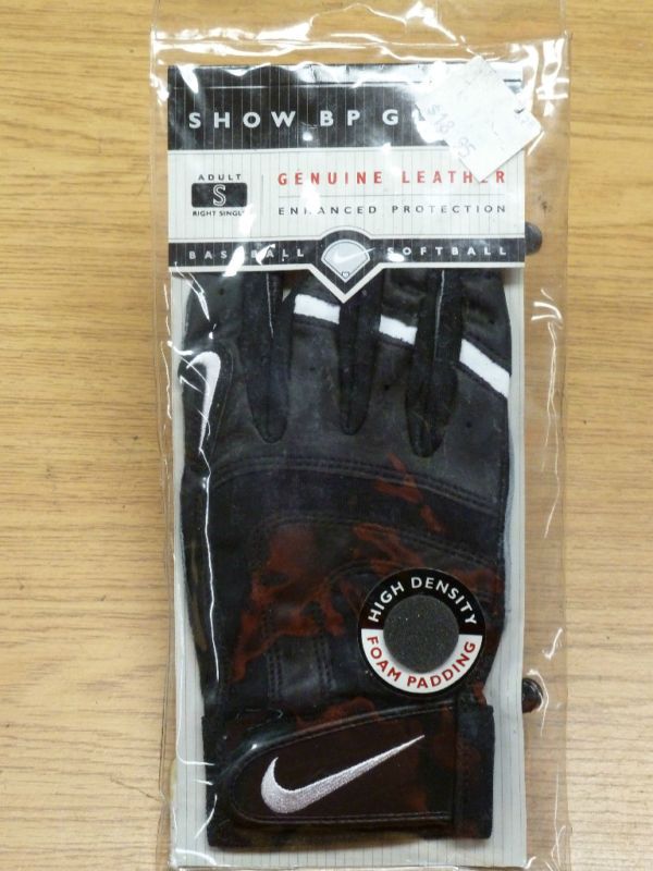 NIKE SHOW BP BATTING GLOVE Adult SMALL RH  