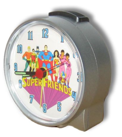 Super Friends Alarm Clock Superman Batman Wonder Woman  