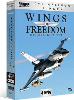 Wings of Freedom 4 DVD Set Thunderbirds Blue Angels NEW  