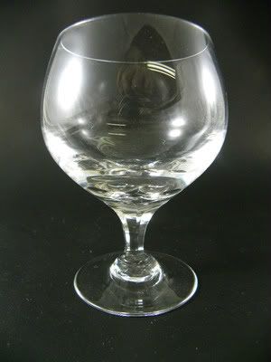   Cut Glass Kagami Crystal   Brandy Snifters   Japans Finest  