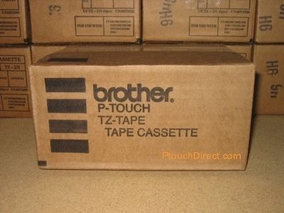 Box/6 Brother TZS631 P Touch Label Tape Ptouch TZ S631  