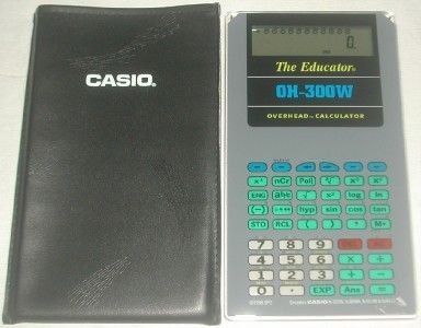 Casio The Educator OH 300W Overhead Calculator With Box  