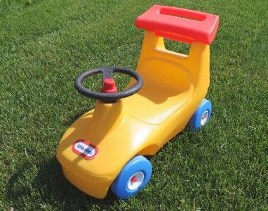 vintage LITTLE TIKES push & ride RIDE ON RACER car EUC  