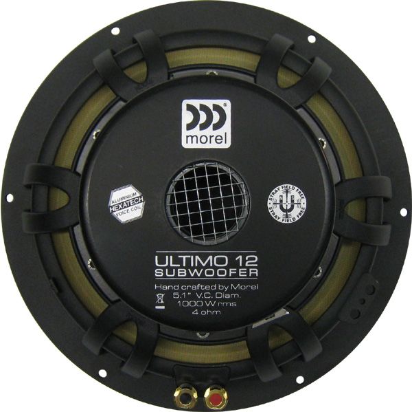 MOREL ULTIMO 12 NEW 12 SUB 4 OHM 1000 WATT SUBWOOFER  