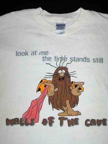 CAPTAIN CAVEMAN     RETRO CARTOON T SHIRT     MEDIUM  