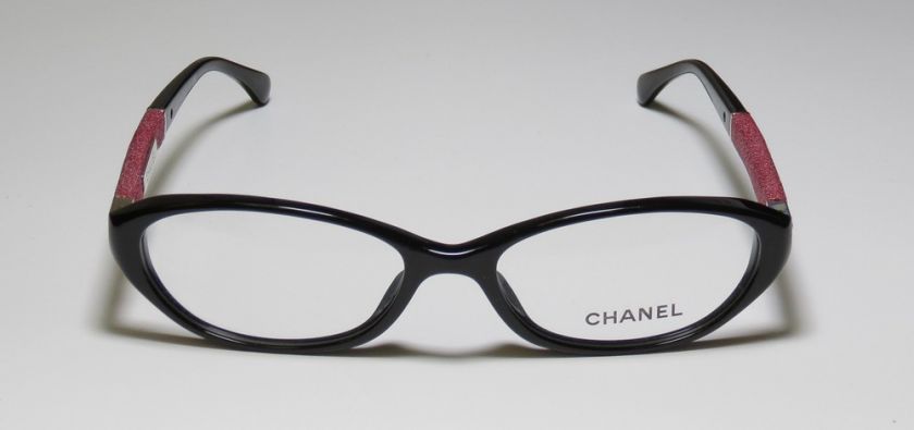 NEW CHANEL 3194 53 16 135 BLACK/BURGUNDY EYEGLASS/GLASSES/FRAMES W 