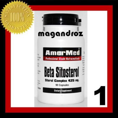 1x BETA SITOSTEROL 425mg 90caps Prostate, Cholesterol  