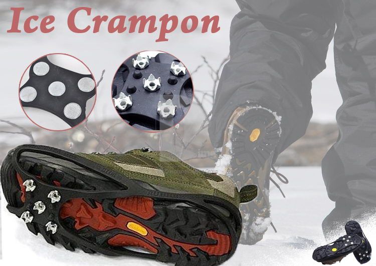   Ice Boot Snow Crampon chains Traction Cleat Spike Anti Climbing  