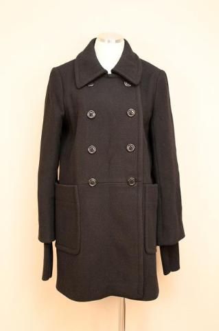 Crew Academy Stadium Cloth Coat 8 $325 Black jacket winter  