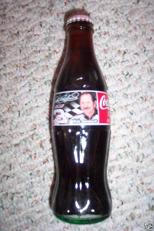 1998 DALE EARNHARDT #3 COLLECTIBLE COCA COLA BOTTLE  