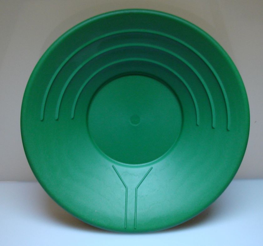 GREEN PLASTIC GOLD PAN PANNING PROSPECTING PROSPECT NEW  