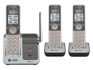 AT&T CL81301 DECT 6.0 Digital Three Handset Cordless  