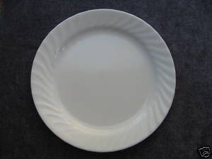 NEW Corelle WHITE ENHANCEMENTS Dessert / Salad Plates  