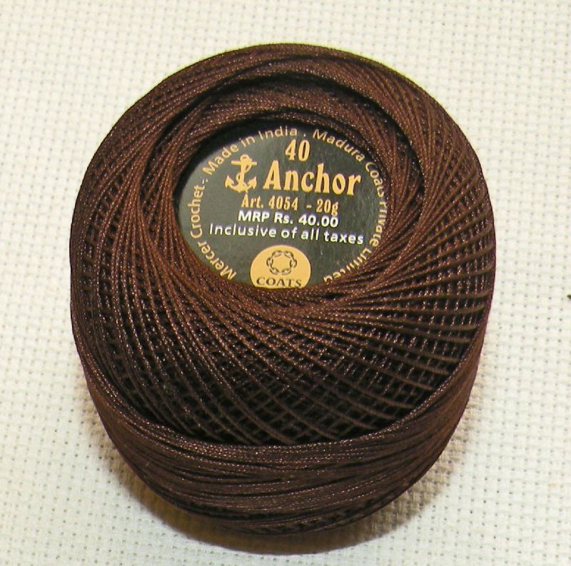 ANCHOR LARGE CROCHET STRANDED COTTON BALLS. 20 Gm each  