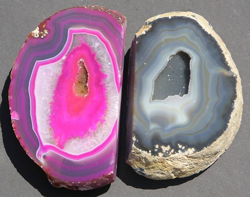 Agate Quartz Crystal Geodes  