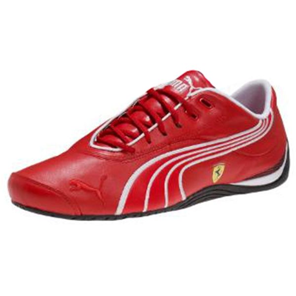 Mens Puma Drift Cat III SF NM Casual Shoes Rosso Corsa White Black 