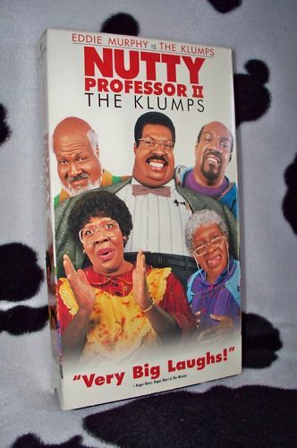 NUTTY PROFESSOR II THE KLUMPS Eddie Murphy VHS MOVIE 096898359139 