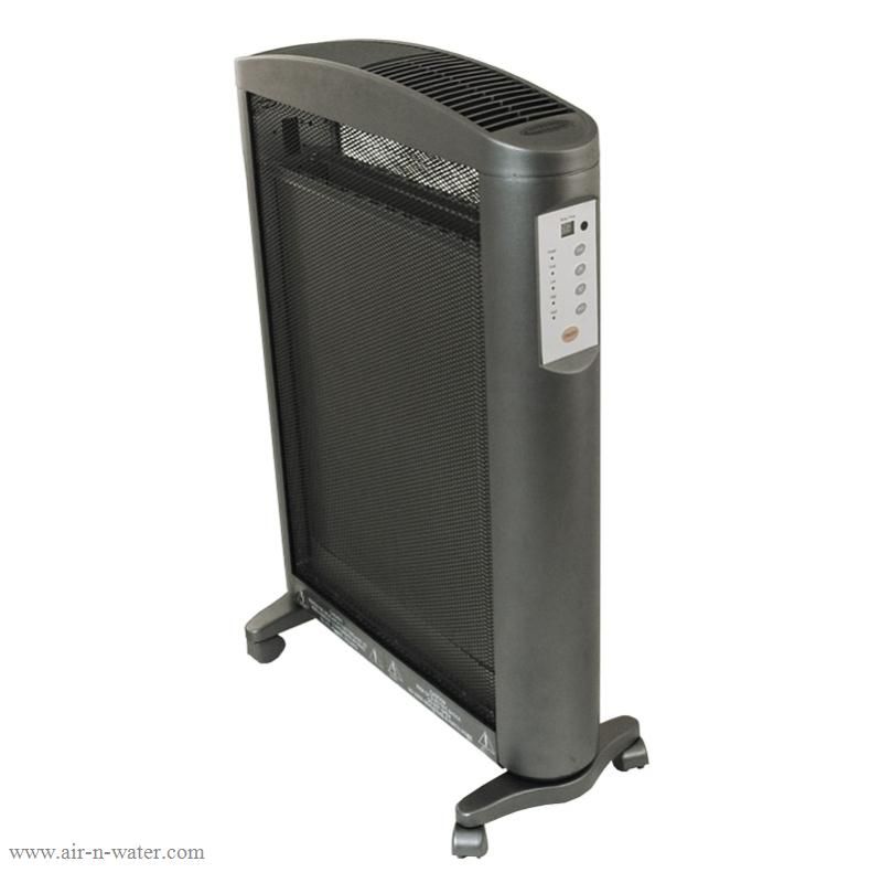   Low Profile Electric Space Heater 1500W Black 647568840022  