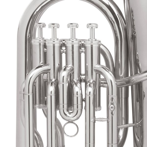 Cecilio EP 280N Bb Euphonium 4 Valve Nickel Plate +Case  