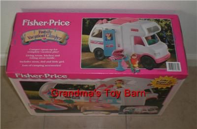 Fisher Price Loving Family Dollhouse RV Camper Boat Motorhome NEW 