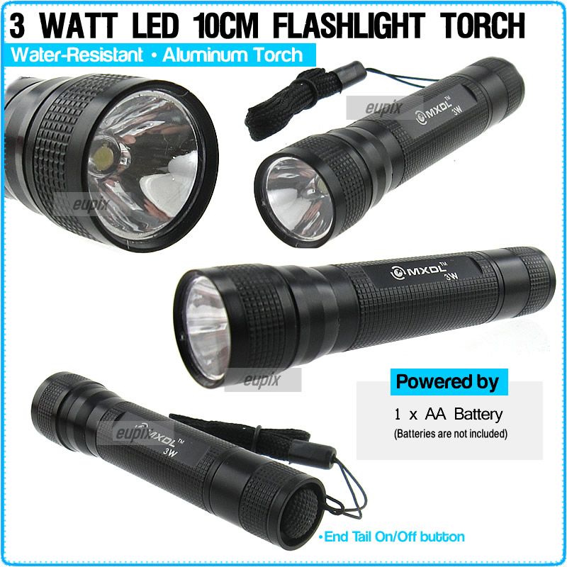 3w Led 3 Watt Mini Flashlight T51b Camping Lamp Torch  