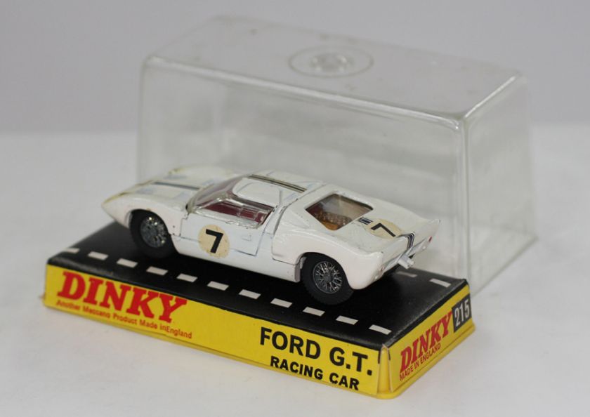 DINKY TOYS 215 FORD GT40 SPORTS RACING CAR WHITE MIB  