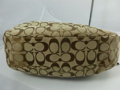 Coach Soho Signature Lynn Hobo 15514 Khaki NWT  