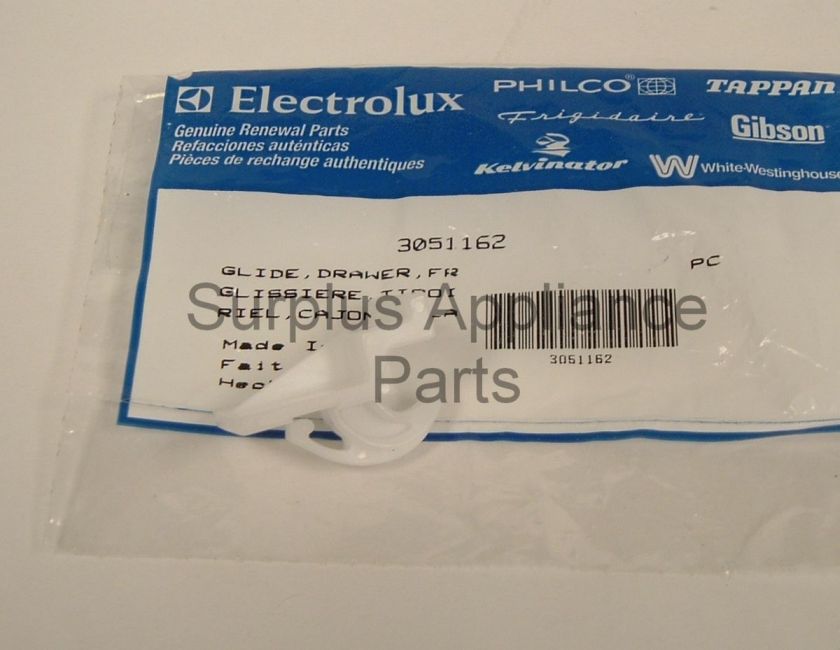 Frigidaire Range Drawer Front Glide 3051162 NEW OEM  