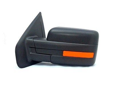 DRIVER SIDE STANDARD POWER DOOR MIRROR, BLACK TEXTURED, HEATED GLASS 