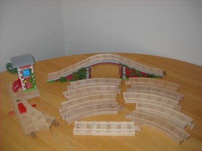 Thomas the Train Track Go Station Bridge Wood Retired  