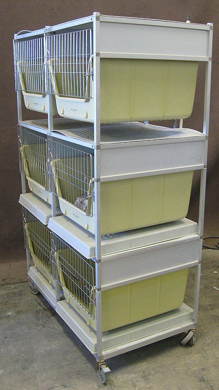 Scanbur 6 Place Rabbit/Small Animal Cage Rack  