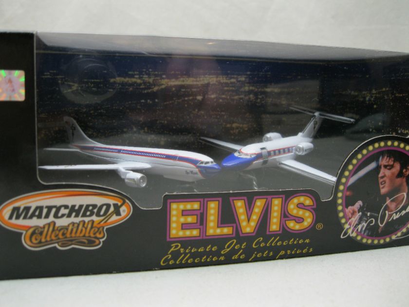 MATCHBOX COLLECTIBLES ELVIS PRESLEY PRIVATE JET COLLECTION ELVIS 