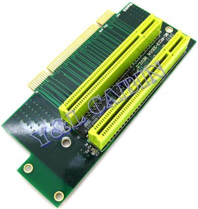 Dual 2 Slot 90 Angel PCI Riser Extender Expansion Card  