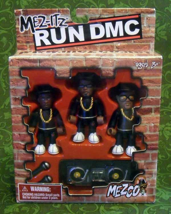 Rare RUN DMC Action Figures   Mez itz   Mezco  