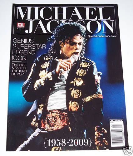 NEW  MICHAEL JACKSON MAGAZINE TRIBUTE   XXL COLLECTIBLE  