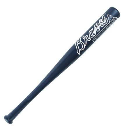 ATLANTA BRAVES LOGO OFFICIAL BLUE 18 MINI WOOD BASEBALL BAT