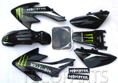 full plastics&Monster DECALS STICKERS Graphics Honda CRF50 STYLE pit 