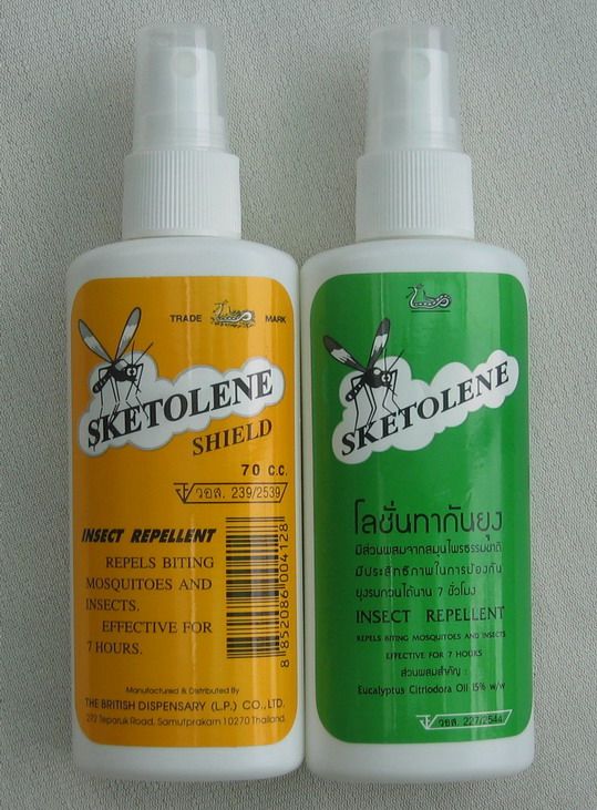 New 2 x 70 CC 70cc Sketolene Insect Mosquito Repellent  