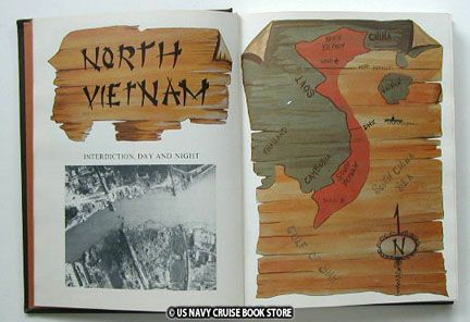 YANKEE STATION WESTPAC   VIETNAM CRUISE BOOK 1968