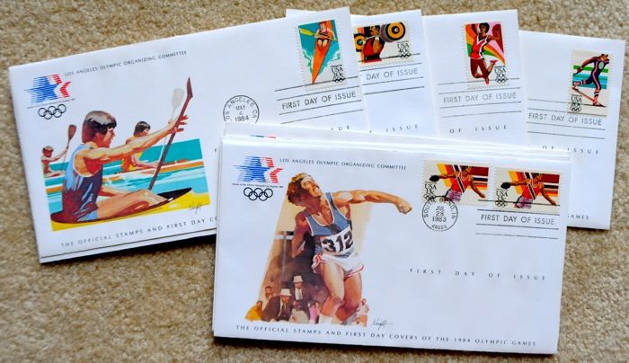 Official Stamps & 1st Day Covers 1984 Olympic Games  