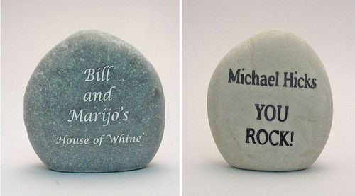 Custom Engraved SELF STANDING ROCK NAME STONE WORD INSPIRATIONAL 