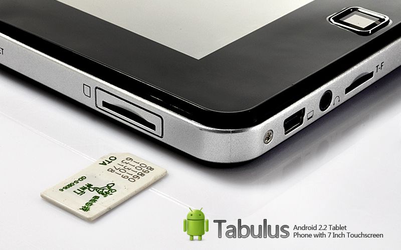 Tabulus   Android 2.2 Tablet Phone 7 T/Screen WiFi 3G  