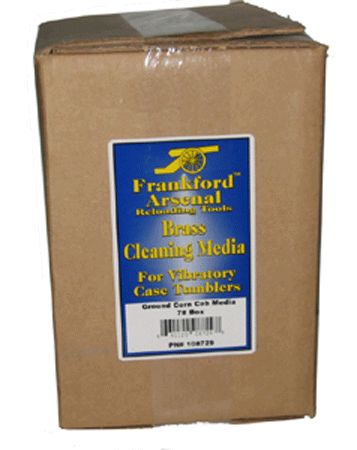 NEW FRANKFORD ARSENAL RELOADING BRASS CLEANING MEDIA CORN COB 7 LB BAG 