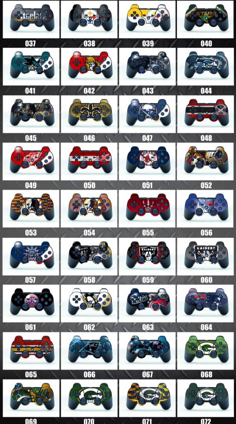 Pack PS3 Playstation 3 Controller Skins vinyl wrap  