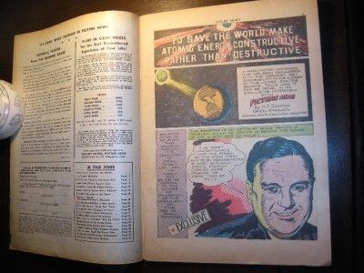 RARE 1946 PICTURE NEWS MARCH VOLUME 1 No. 3 FIRST NEWS COMIC FRANK 