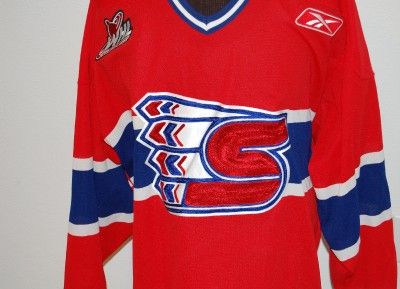 Authentic SPOKANE CHIEFS XXL CCM HOCKEY JERSEY reebok CHL WHL red 