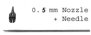 Airbrush Air Brush 0.5mm replacement Nozzle and Needle  