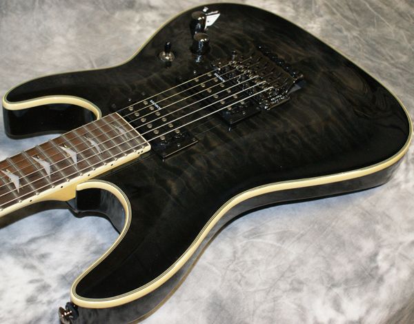 Schecter Omen Extreme FR See Thru Black  